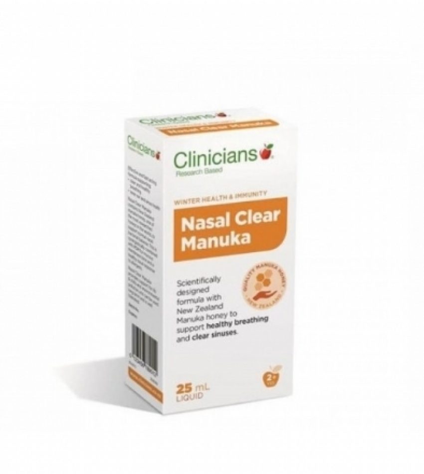 Clinicians科立纯 鼻炎喷剂 25ml 清洁舒缓Clinicians Nasal Clear Manuka 25ml