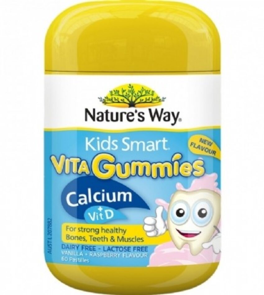 Nature’s Way佳思敏 钙+VD软糖 60粒 Nature’s Way Vita Gummies Calcium + Vit D 60c （因天气高温导致产品融化，不予理赔，请谨慎下单）