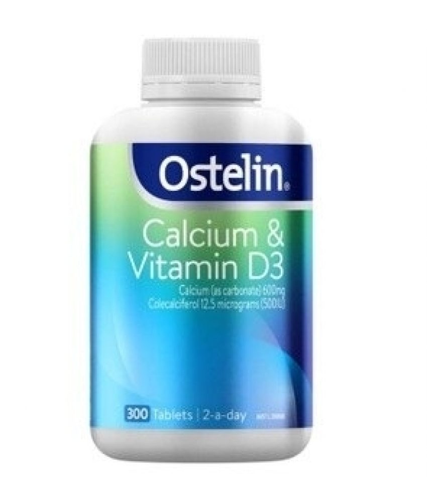 Ostelin 奥斯特林 成人钙片含维生素D3 250片  孕妇补钙 维d钙片 Vitamin D & Calcium 250 Tablets (新包装)