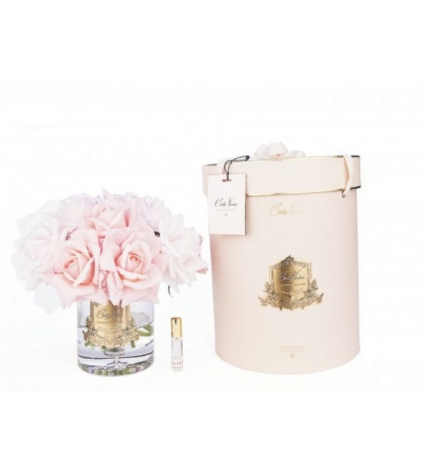 Cote Noire Luxury Grand Bouquet Mixed Pink Roses Gold Badge-Pink Box 至尊永生花香薰（粉色）LTW06