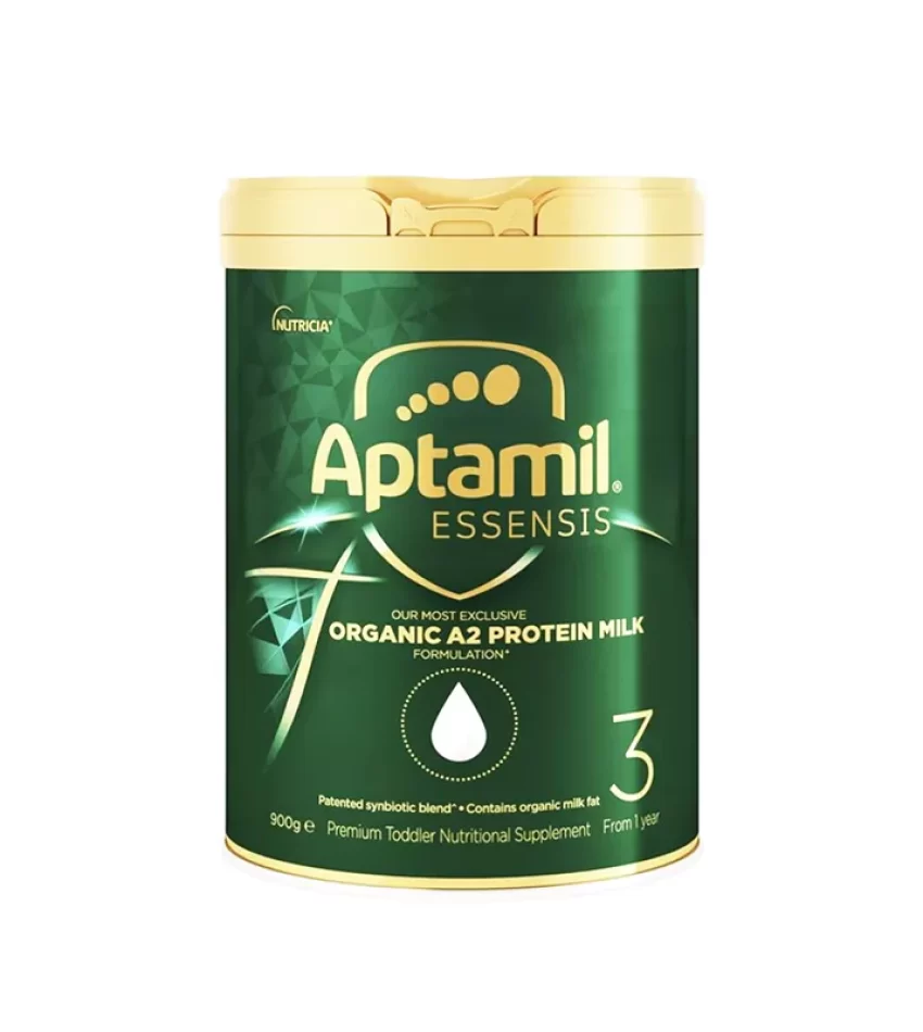 （包邮）Aptamil 爱他美 Essensis奇迹绿罐 有机A2蛋白婴幼儿奶粉900g 3段*3罐（25年1月到期）