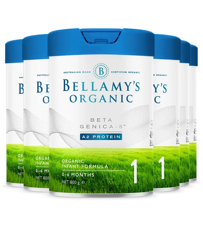 （澳洲直邮包邮）Bellamy’s 贝拉米 白金版有机A2奶粉 1段 800g*3罐（25年5月到期）