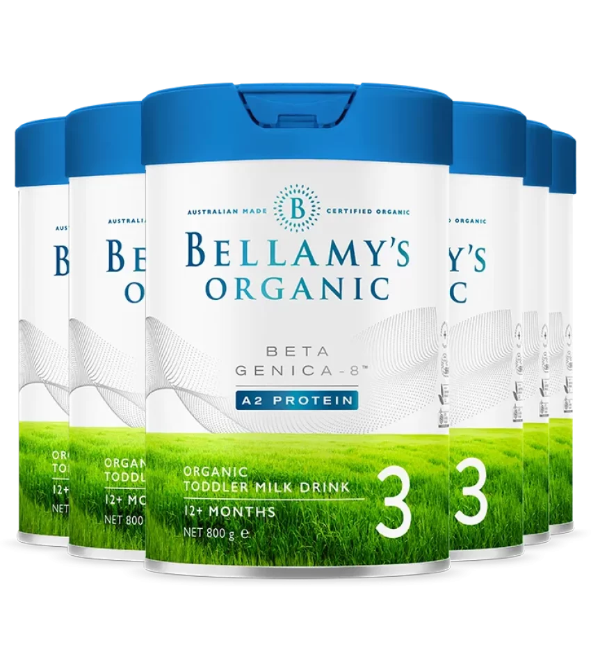 （澳洲直邮包邮）Bellamy’s 贝拉米 白金版有机A2奶粉 3段 800g*3罐（25年5月到期）
