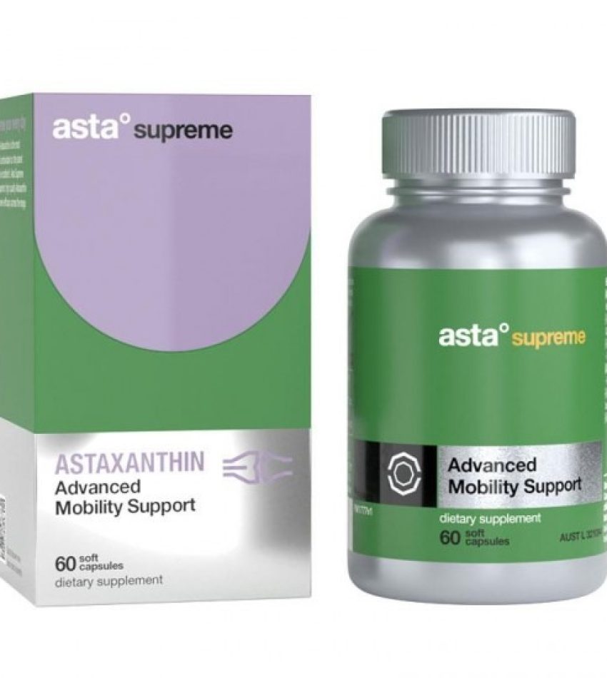 Asta supreme advanced mobility support 60s 虾青素关节胶囊 60粒