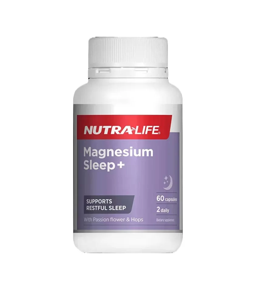 Nutra life magnesium sleep+ 60c 纽乐镁片 助眠片 60粒